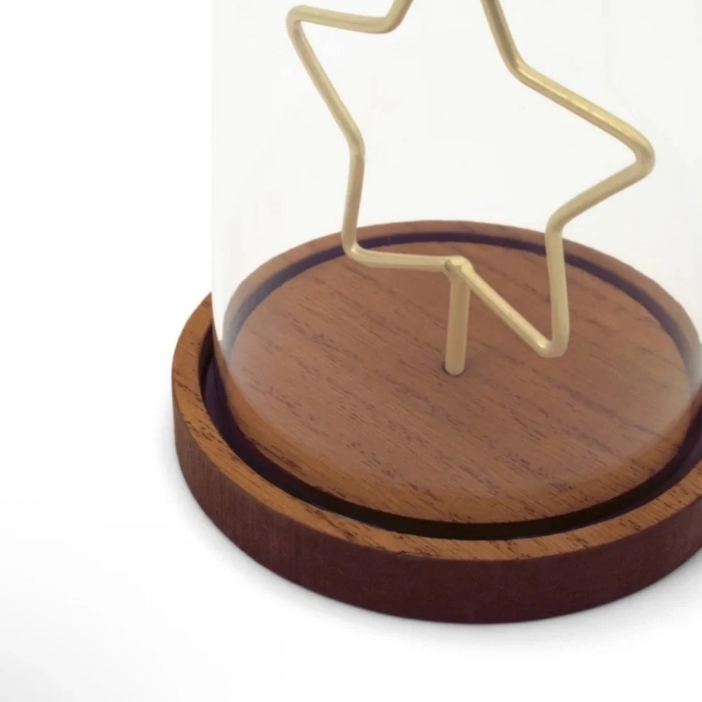New! Target Bullseye Playground Stacked Gold Stars Cloche Tree